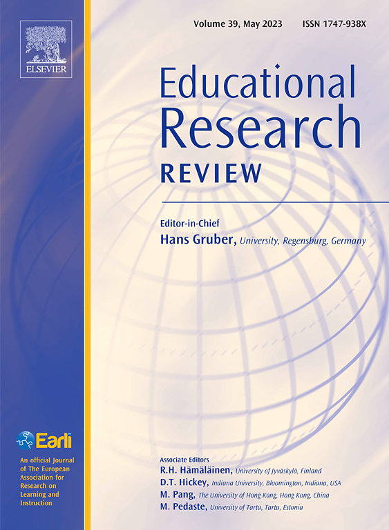 Go to journal home page - Educational Research Review